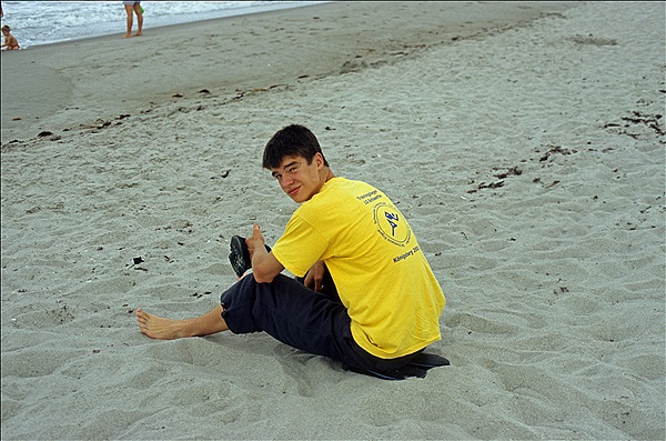 Foto:: Mirko am Strand / Indiatlantic, FL / 17.07.2005 (Foto,Fotos,Bilder,Bild,)