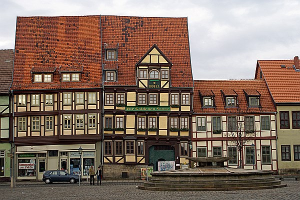 Foto:: Altstadt / Quedlinburg / 17.01.2009 (Foto,Fotos,Bilder,Bild,)