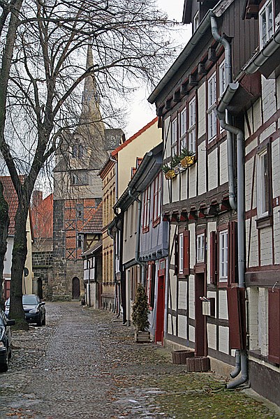 Foto:: Altstadt / Quedlinburg / 17.01.2009 (Foto,Fotos,Bilder,Bild,)