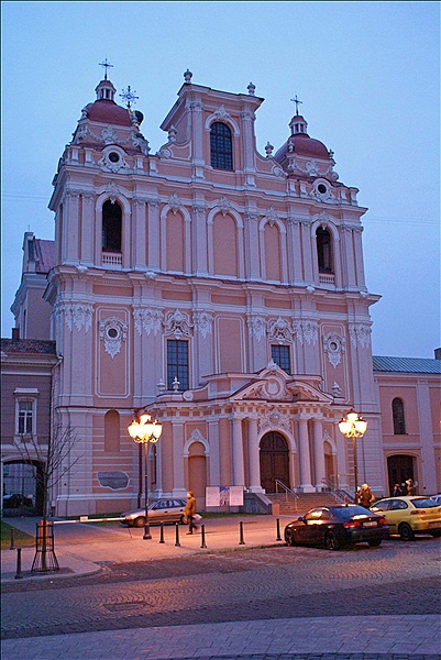 Foto:: St. Kasimir Kirche / Vilnius / 08.01.2012 (Foto,Fotos,Bilder,Bild,)