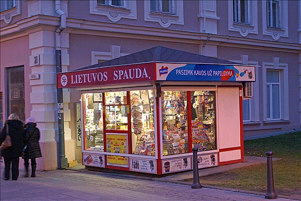 Foto:: Kiosk / Vilnius / 08.01.2012 (Foto,Fotos,Bilder,Bild,)