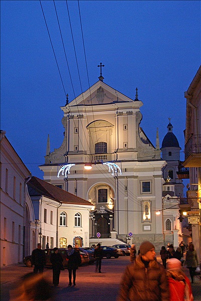 Foto:: Kirche der Heiligen Theresa / Vilnius / 08.01.2012 (Foto,Fotos,Bilder,Bild,)