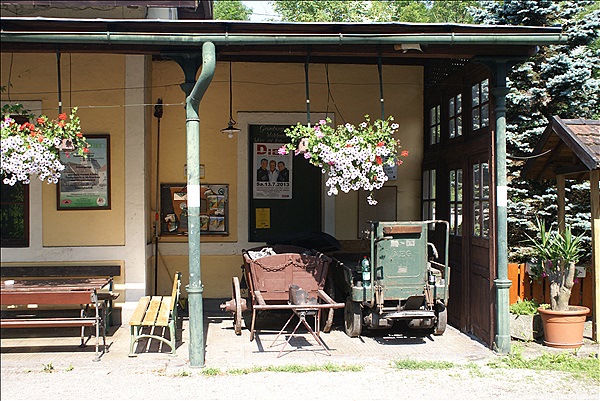 Foto:: Bahnhof / Gruenburg / 14.07.2013 (Foto,Fotos,Bilder,Bild,)