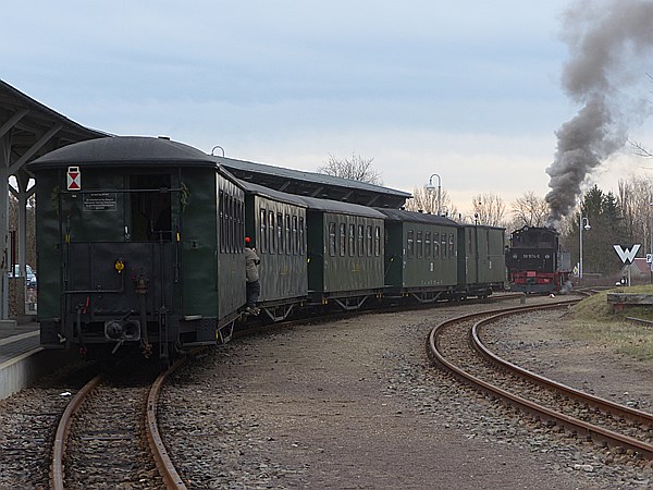 Foto:: DR 99 1574-5 / Oschatz - Mügeln - Glossen / 28.12.2013 (Foto,Fotos,Bilder,Bild,)