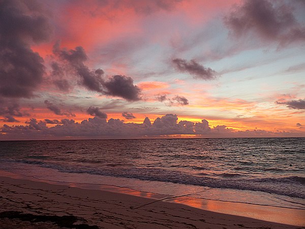 Foto:: Sonnenaufgang / Punta Cana / 19.06.2014 (Foto,Fotos,Bilder,Bild,)