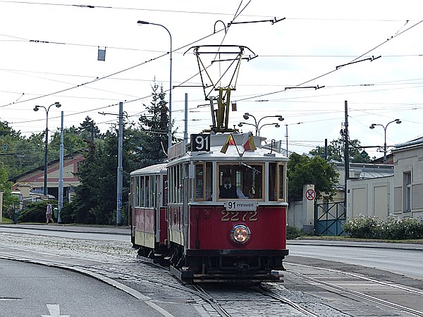 Foto:: Museumsstrassenbahn Linie 91 / Prag / 28.06.2014 (Foto,Fotos,Bilder,Bild,)