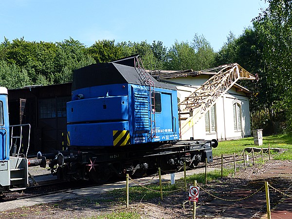 Foto:: Eisenbahnkran / Luzna u Rakovnika / 20.07.2014 (Foto,Fotos,Bilder,Bild,)