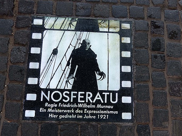 Foto:: Nosferatu Gedenkplatte / Wismar / 12.12.2015 (Foto,Fotos,Bilder,Bild,)