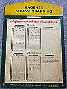 ID: 209: Haltestellenschild Linie 4 und 5 / Hagen / 25.05.1969