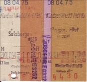 Foto SP_0917_00010_01: Fahrkarten Hagen - Muenster - Salzbergen