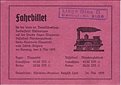ID: 209: Sonderzugfahrkarte / Hagen - Luettich / 03.05.1975
