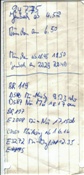 ID: 209: Handnotizen zur Fahrt von Jenbach nach Muenchen / 24.07.1975
