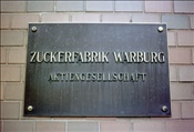 ID: 209: Schild Warburger Zuckerfabrik / Warburg / 26.10.1975
