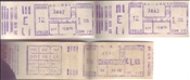 ID: 209: Bahnbusfahrkarte und Fahrkarte der M.E.G. / 10.08.1976