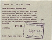 ID: 209: Gebuehrenbescheinigung / Wartha / 12.08.1977