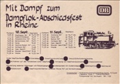 ID: 209: Rheine Dampfabschied / 10. + 11.09.1977