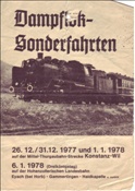 ID: 209: Sonderfahrtprogramm 24 009 / Konstanz / 26.12.1977