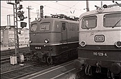 ID: 209: DB 110 112-0 + DB 110 129-4 / Koeln / 29.04.1978