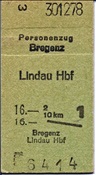 ID: 209: Fahrkarte / 30.12.1978 / Bregenz