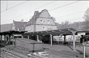 Foto SP_1146_10010: Bahnhofsgebaeude / Wetter / Dezember 1980