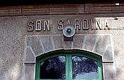 Foto SP_1984_05038: Bahnhof / Son Sardina / Mai 1984
