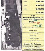 ID: 209: Fahrkarte / Putbus / 20.09.1997