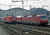 ID: 209: DB 112 135-9 + DB 120 143-3 / Leipzig / 13.03.1999