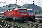 ID: 209: DB 112 135-9 + DB 120 143-3 / Leipzig / 13.03.1999