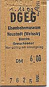 ID: 209: Eintrittskarte / Neustadt (Weinstr) / 01.10.2000
