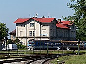 Foto SP_2014_07621: Bahnhof Luzna / Luzna u Rakovnika / 20.07.2014