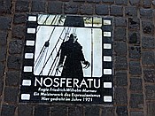 ID: 209: Nosferatu Gedenkplatte / Wismar / 12.12.2015